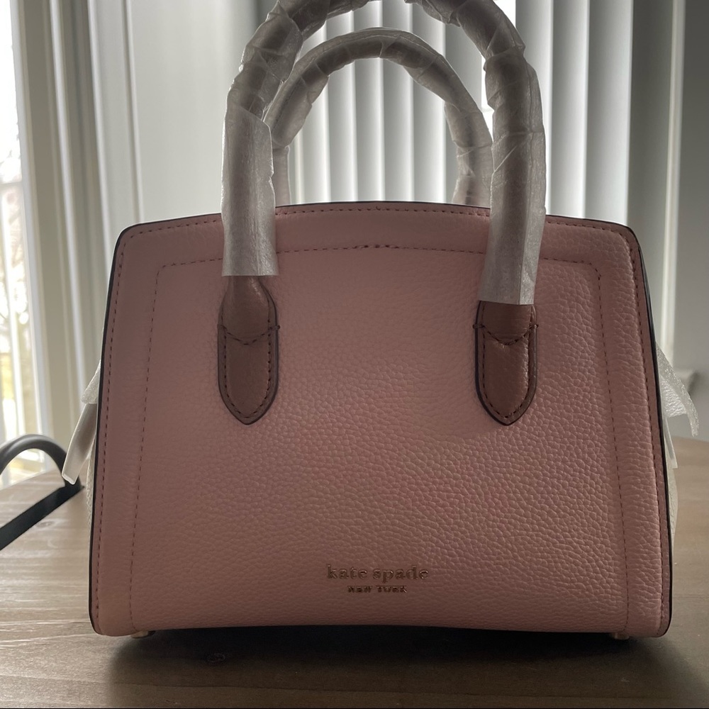 Brand new Kate Spade Chalk Pink knott mini satchel